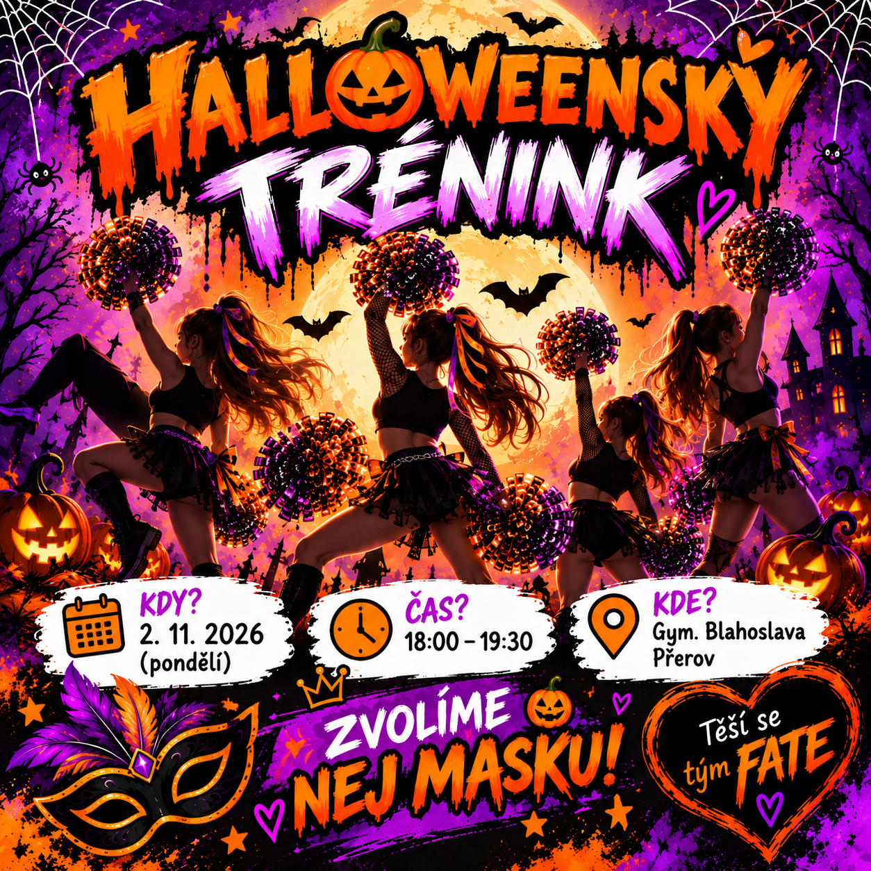 Halloweenský trénink kadetky - juniorky 