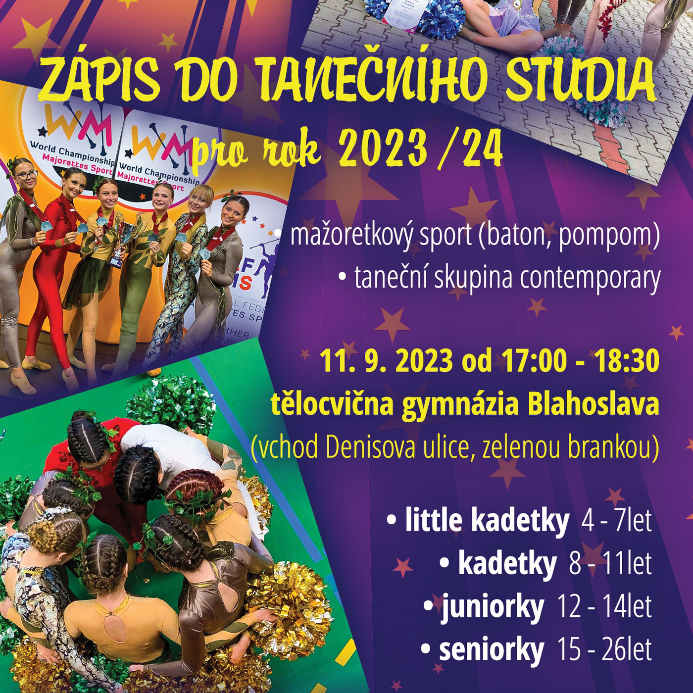 Zápis do nové sezóny 2024/2025